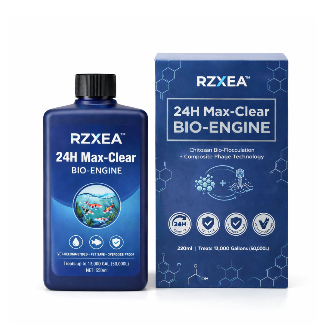 ✨ Zero Math, Zero Stress! | 🌊 Just Pour & Walk Away |RZXEA™ 24H Max-Clear Bio-Engine