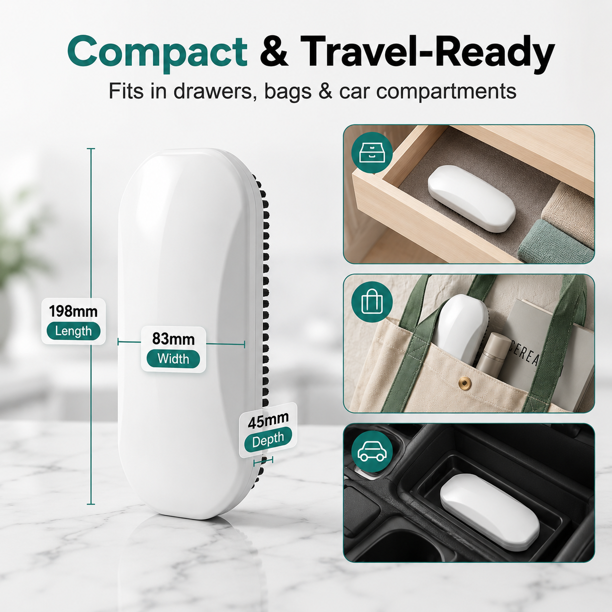 🏆LAST DAY SALE 50% OFF & 🐾Pet Hair & Crumb Remover Brush — Keep Your Sofa, Bed & Car Fur-Free