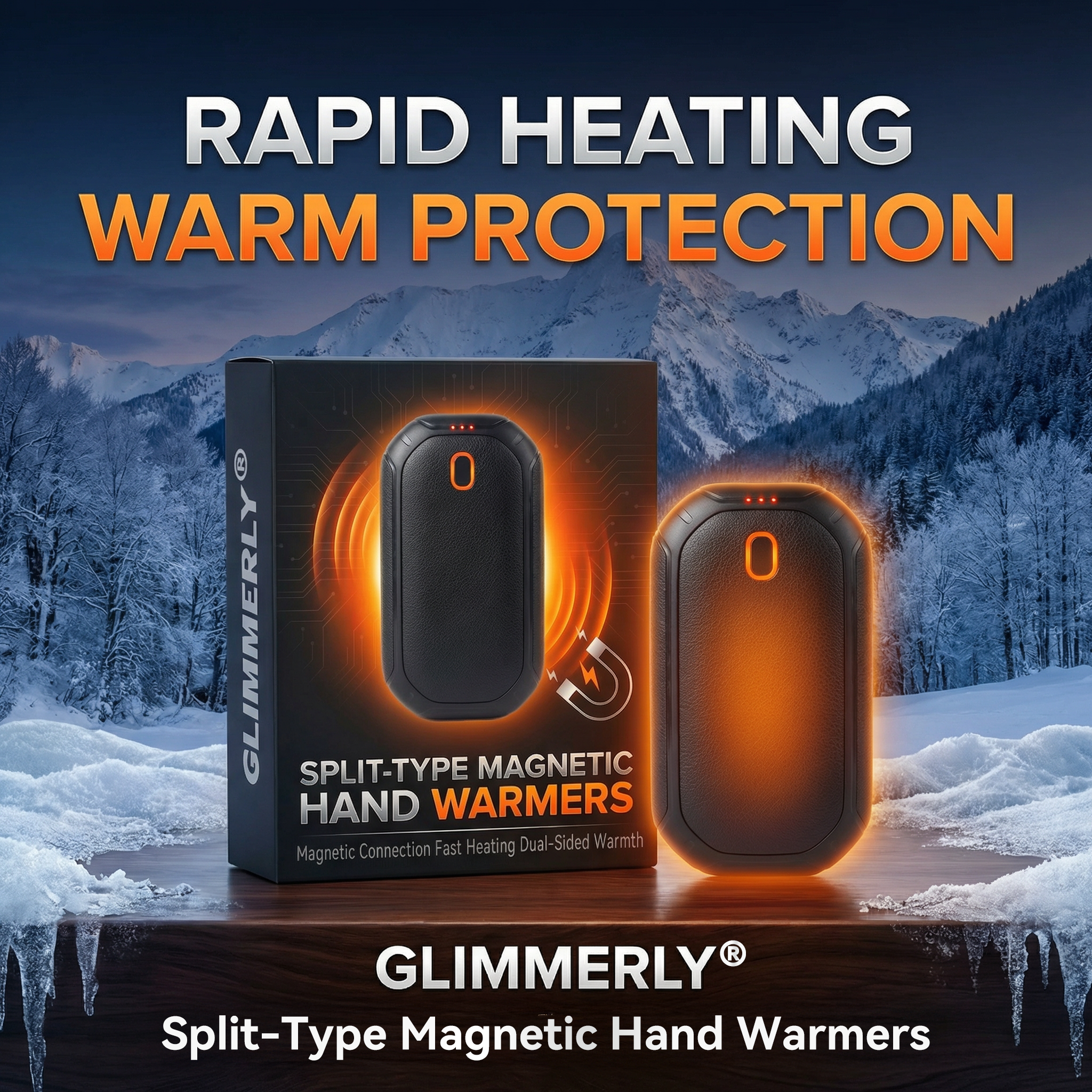 GLIMMERY® 🎁 Split-Type Magnetic Hand Warmers