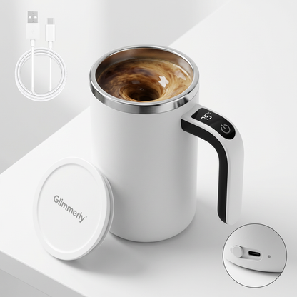 Smart Magnetic Stirring Coffee Mug With Rechargeable Battery