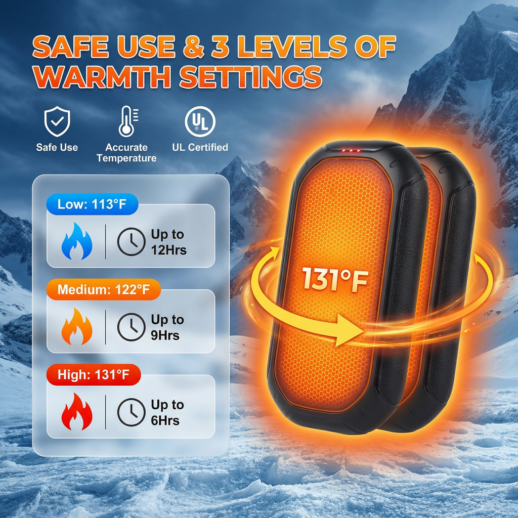 GLIMMERY® 🎁 Split-Type Magnetic Hand Warmers