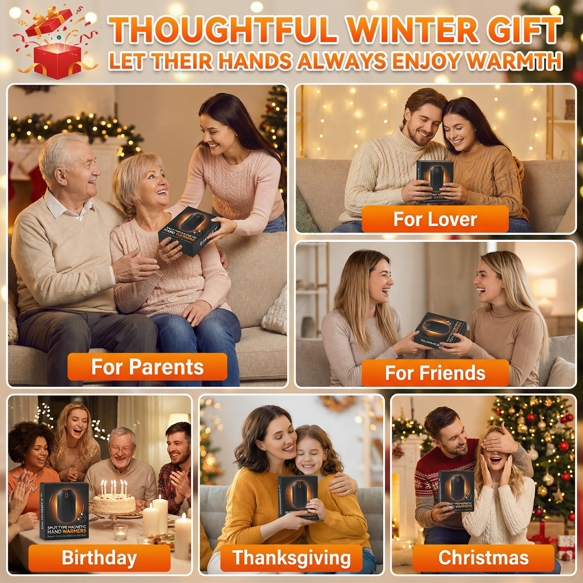 GLIMMERY® 🎁 Split-Type Magnetic Hand Warmers