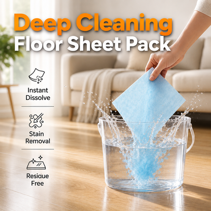 🫧 Vigorcurve® 3-in-1 Eco-Friendly Dissolvable Floor Cleaner  | Antibacterial, Deodorizing & Long-Lasting Freshness 🧹