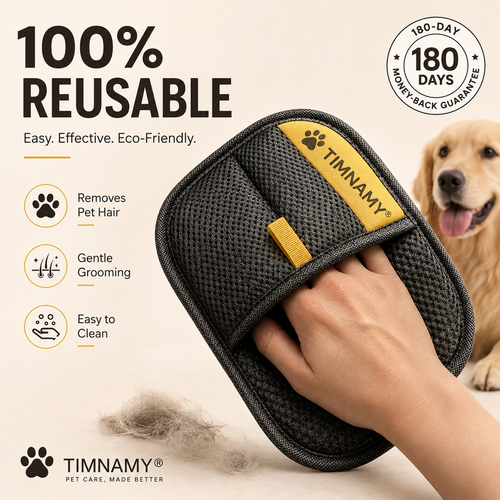 80% OFF TODAY🔥:Vigorcurve® 🎁Electrostatic Pet Hair Removal Glove – Lifts Embedded Fur in Seconds, Reusable & Washable, Works on Sofas, Clothes & Cars🎁🎁1
