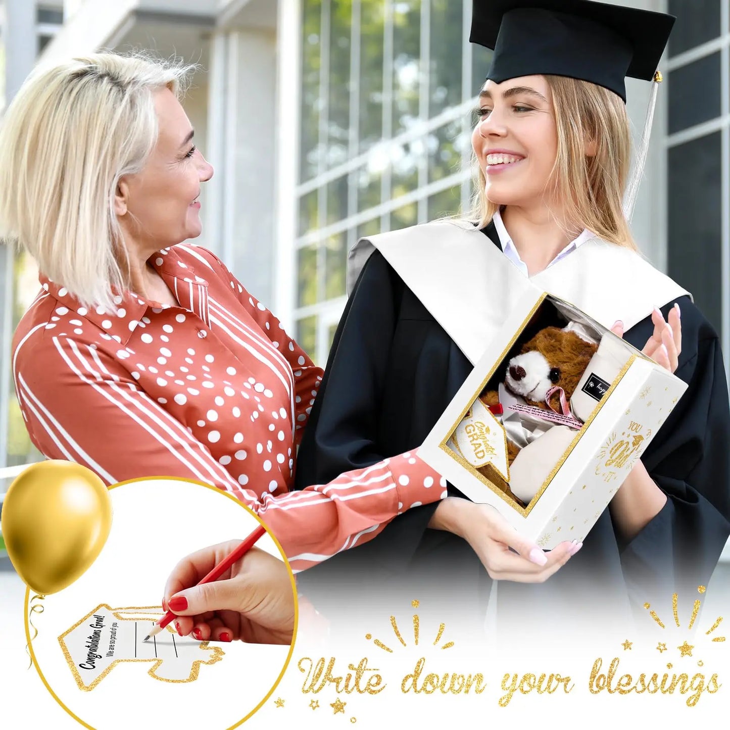 🏆LAST DAY SALE 50% OFF⏰Hot Sale & 🐻PhD Bear Gift Set For Daughter Son Friend Grad Keepsake