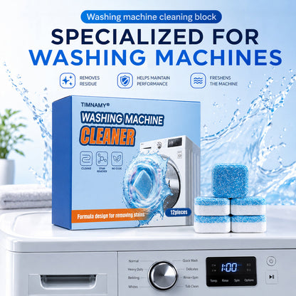 🔥Vigorcurve® Washing Machine Cleaner Tablets | Deep Drum Cleaning, Odor Removal & Residue Decontamination🎁🎁1