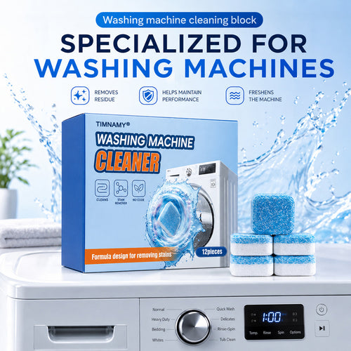 🔥Vigorcurve® Washing Machine Cleaner Tablets | Deep Drum Cleaning, Odor Removal & Residue Decontamination🎁🎁1