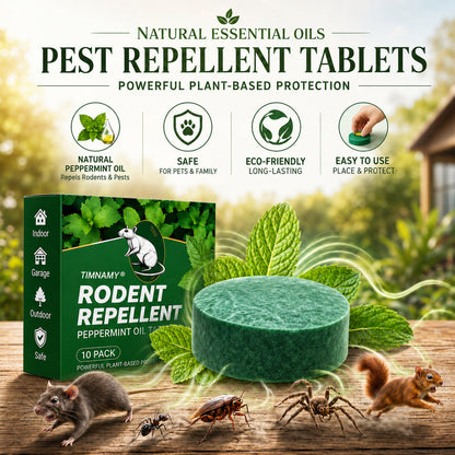 💥LAST DAY SALE 50%OFF💥🟢 Vigorcurve® Natural Peppermint Rodent Repellent Pouches – 12 Pack