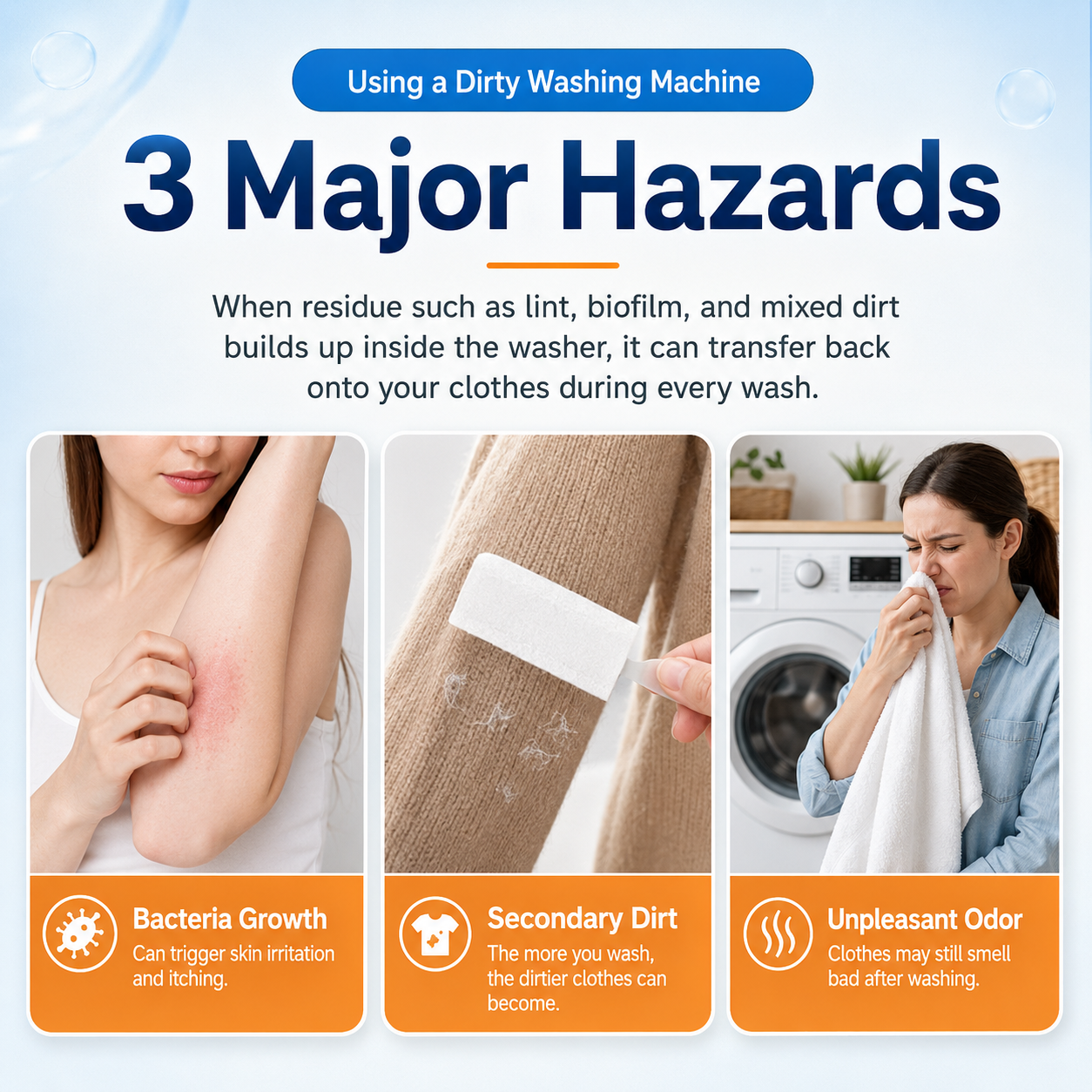 🔥Vigorcurve® Washing Machine Cleaner Tablets | Deep Drum Cleaning, Odor Removal & Residue Decontamination🎁🎁1