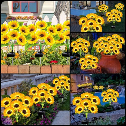 🔥 Father's Day Special-🌞Solar LED Sunflower Garden Lights