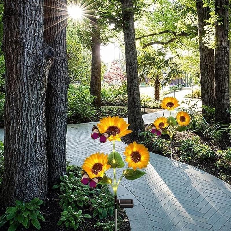 🔥 Father's Day Special-🌞Solar LED Sunflower Garden Lights