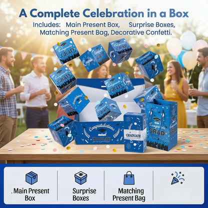 Creative Folding Pop-Up Gift Box for 2026 Graduation, Suitable for Birthdays/Anniversaries/Valentine's Day/Proposals/Graduation Gifts
