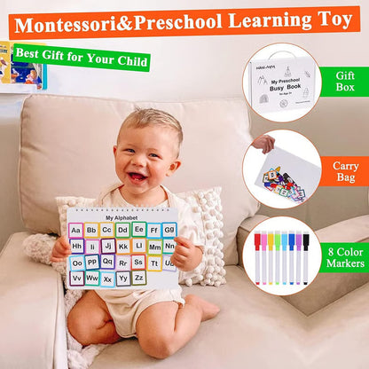 📚 My Preschool Busy Book 🎅 Best Gift for kids