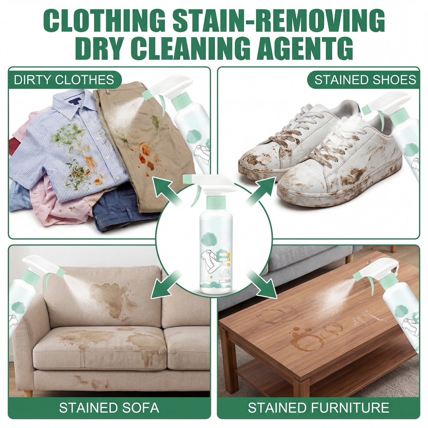 Clothing Stain-Removing Dry Cleaning Agent