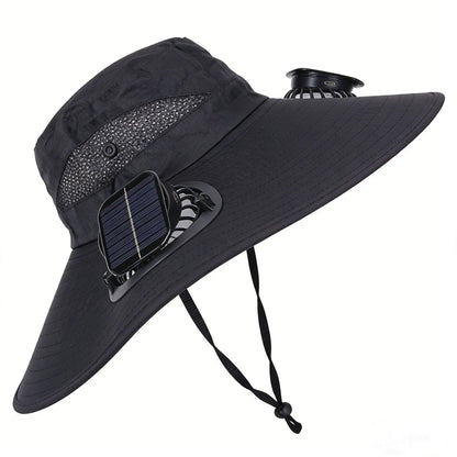🔥🔥Father's Day Best Sellers ☀️Solar-Powered Outdoor Cooling Fan Hat