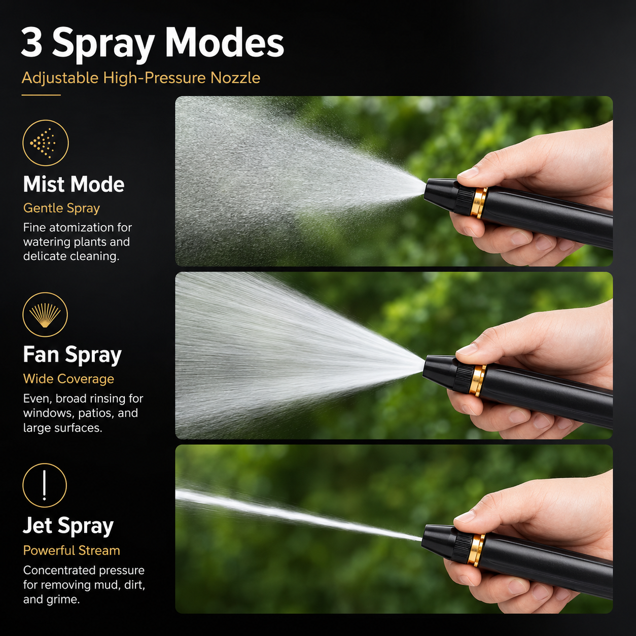 🚗💦 Vigorcurve® High-Pressure Spray Gun | Powerful Car, Patio & Garden Cleaning in Minutes🧼