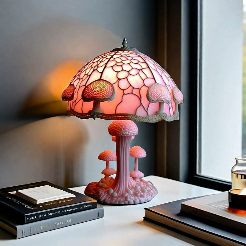 🌟Stained Glass Dog Table Lamp - Artistic Night Light