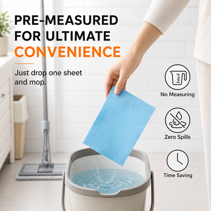 🫧 Vigorcurve® 3-in-1 Eco-Friendly Dissolvable Floor Cleaner  | Antibacterial, Deodorizing & Long-Lasting Freshness 🧹
