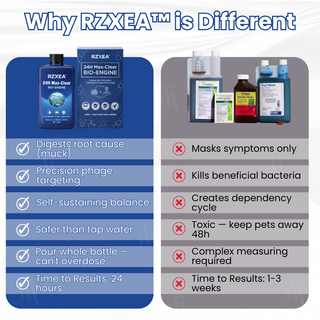 ✨ Zero Math, Zero Stress! | 🌊 Just Pour & Walk Away |RZXEA™ 24H Max-Clear Bio-Engine
