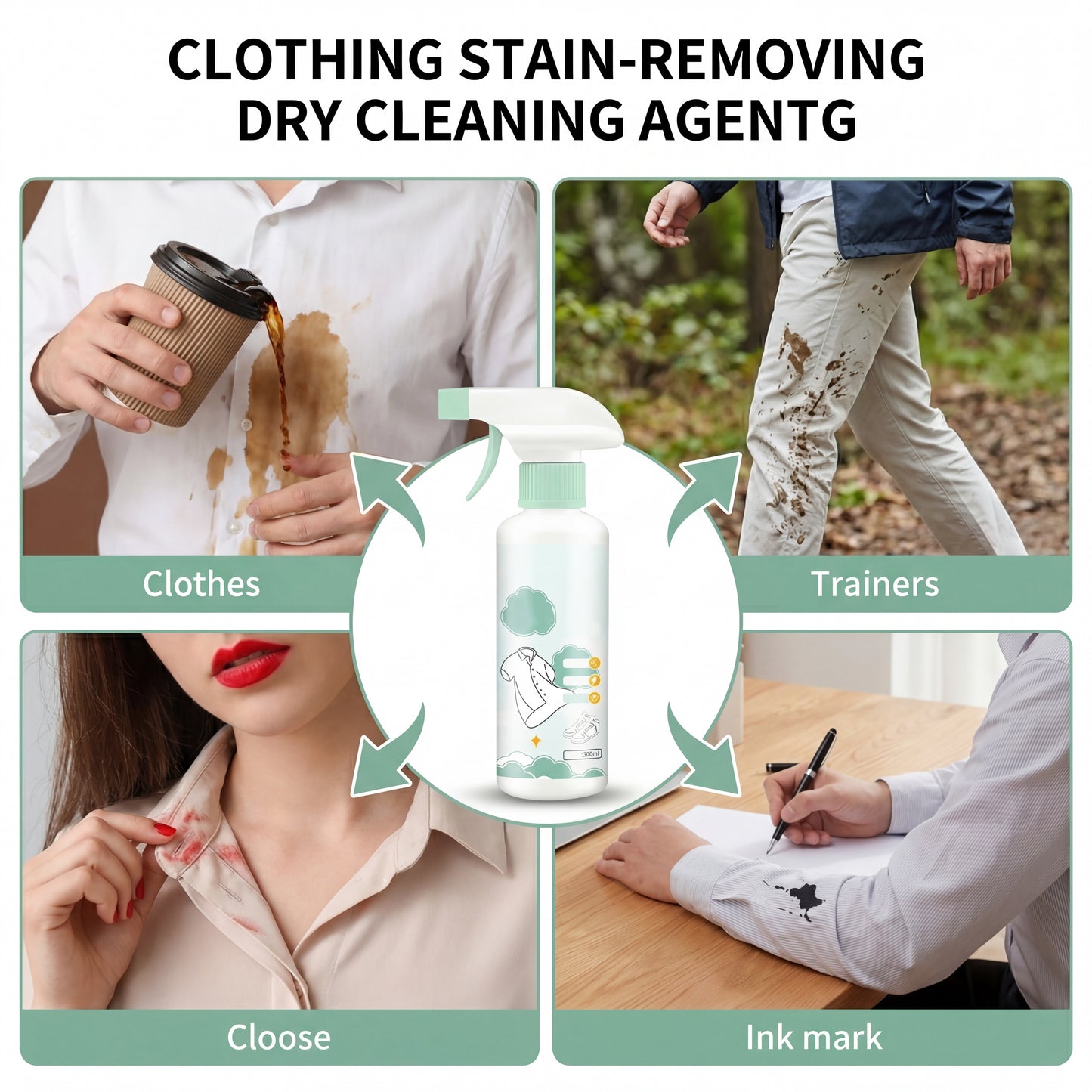 Clothing Stain-Removing Dry Cleaning Agent