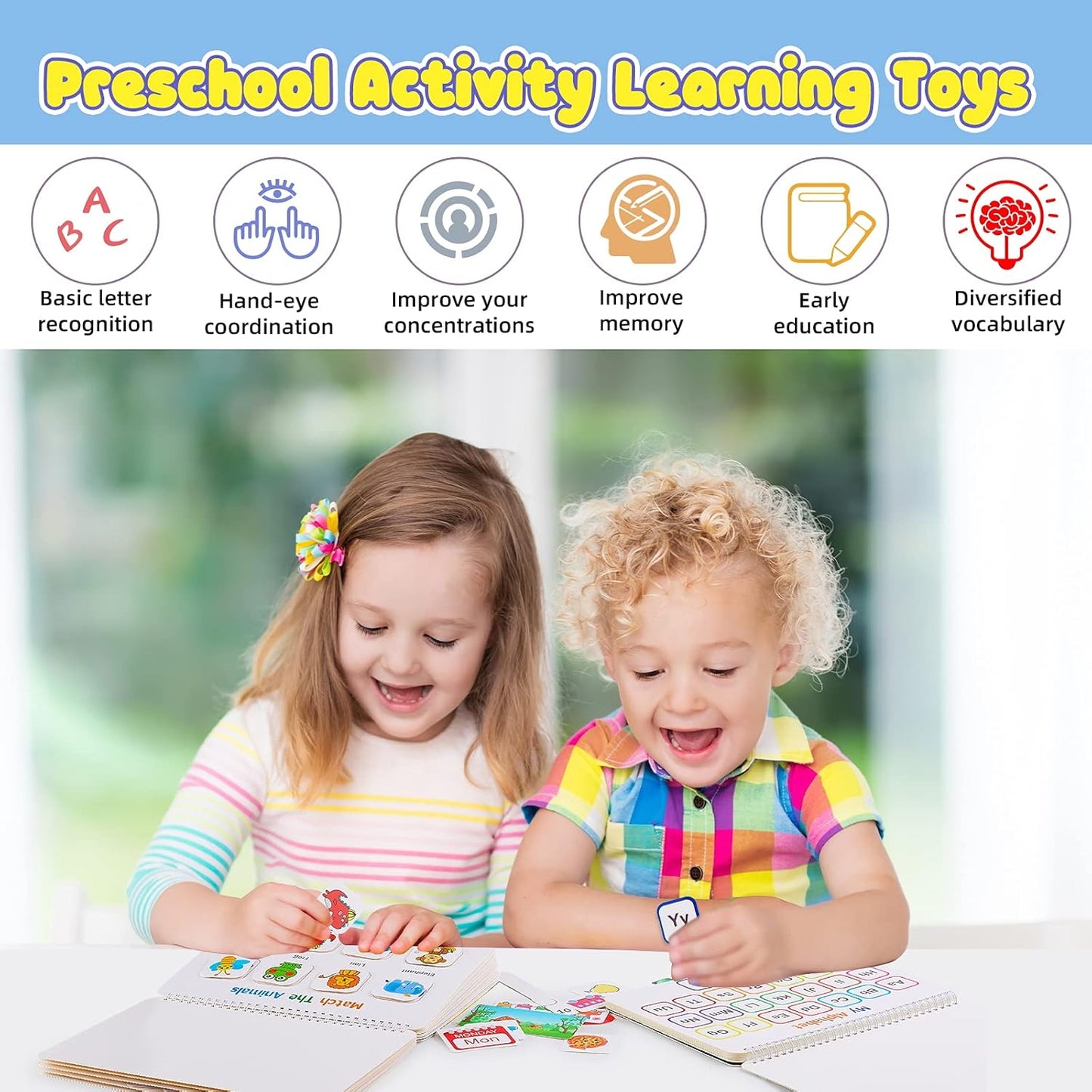 📚 My Preschool Busy Book 🎅 Best Gift for kids