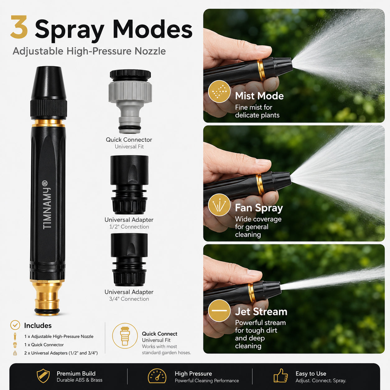 🚗💦 Vigorcurve® High-Pressure Spray Gun | Powerful Car, Patio & Garden Cleaning in Minutes🧼