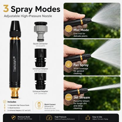 🚗💦 Vigorcurve® High-Pressure Spray Gun | Powerful Car, Patio & Garden Cleaning in Minutes🧼