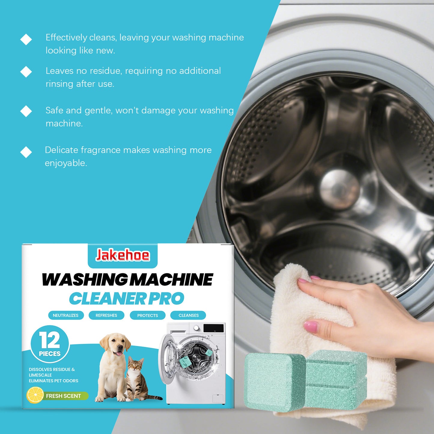 🎁LIMITEDTIME ONLY 50% OFF - Eco Washing Machine Cleaner