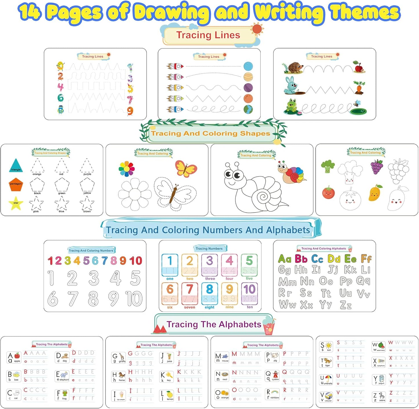 📚 My Preschool Busy Book 🎅 Best Gift for kids