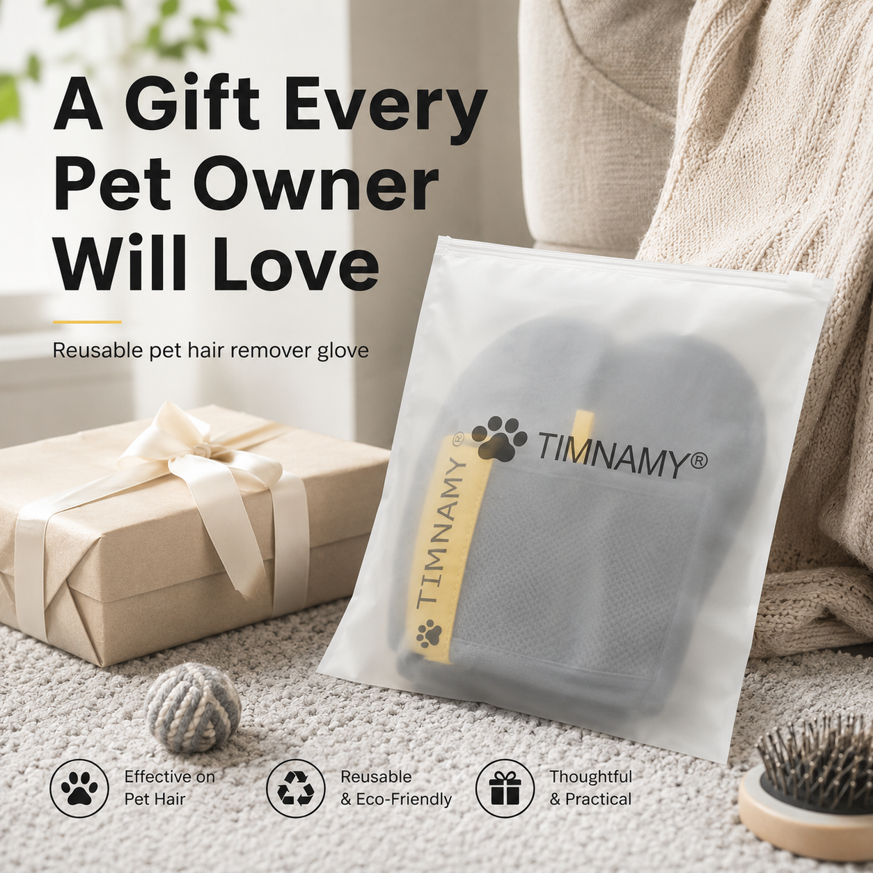 80% OFF TODAY🔥:Vigorcurve® 🎁Electrostatic Pet Hair Removal Glove – Lifts Embedded Fur in Seconds, Reusable & Washable, Works on Sofas, Clothes & Cars🎁🎁1