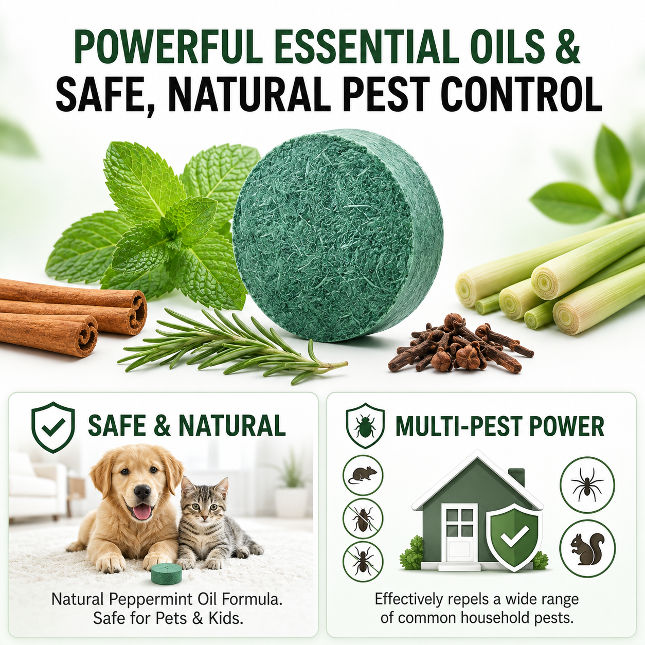 💥LAST DAY SALE 50%OFF💥🟢 Vigorcurve® Natural Peppermint Rodent Repellent Pouches – 12 Pack