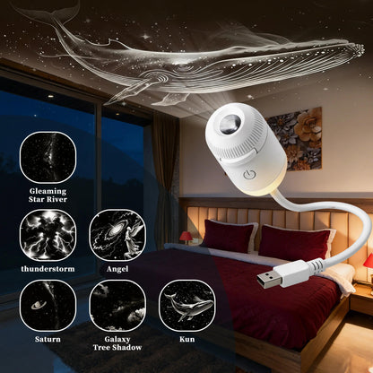Vigorcurve® NEXT-GEN SMART PROJECTION HD Smart Dynamic 5D Holographic Night Light Projector🌌