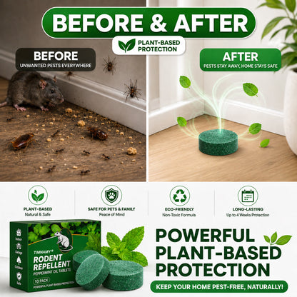💥LAST DAY SALE 50%OFF💥🟢 Vigorcurve® Natural Peppermint Rodent Repellent Pouches – 12 Pack
