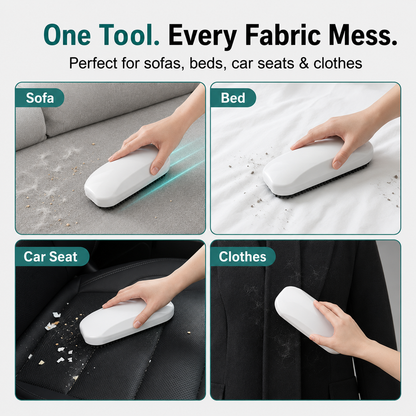 🏆LAST DAY SALE 50% OFF & 🐾Pet Hair & Crumb Remover Brush — Keep Your Sofa, Bed & Car Fur-Free