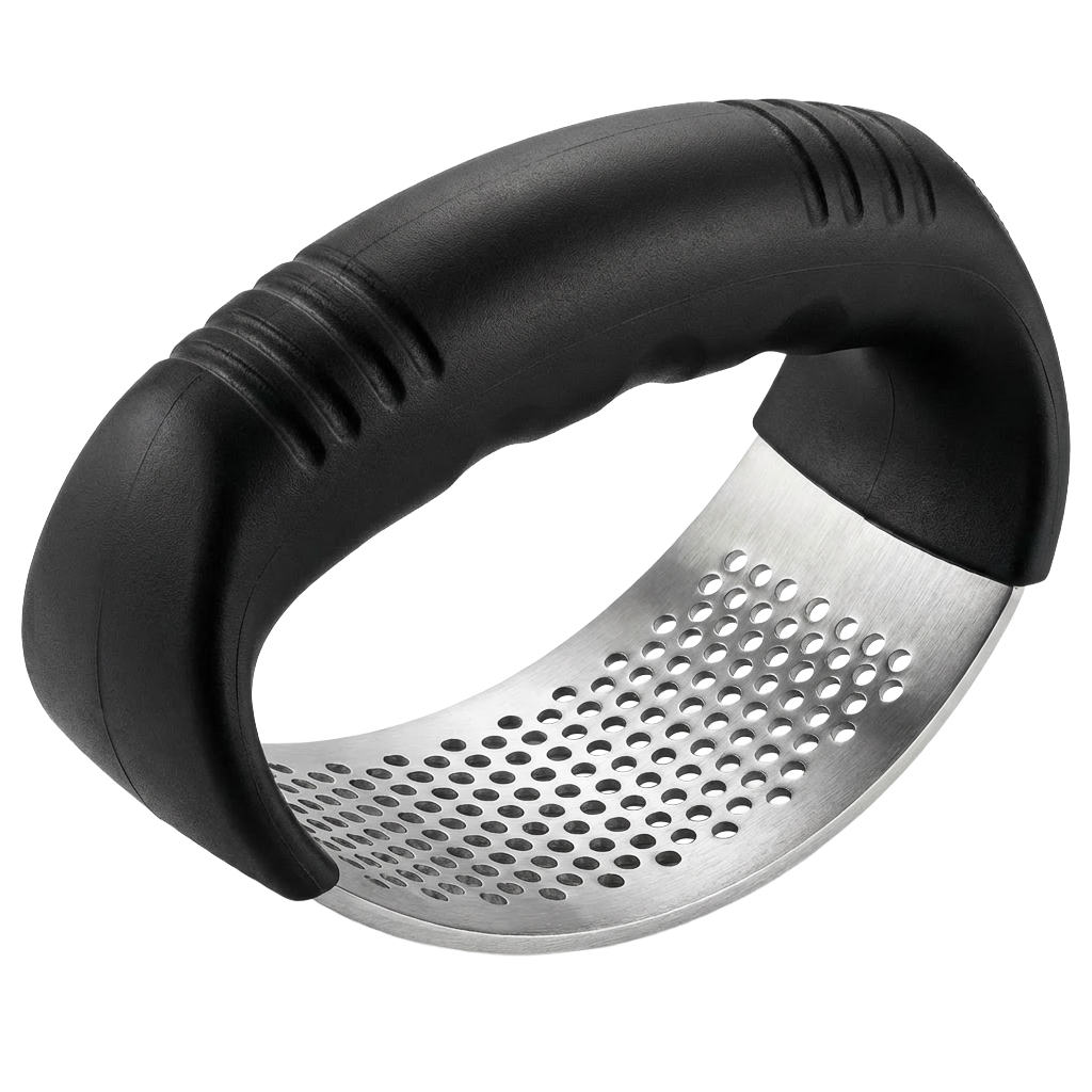 304 Stainless Steel Garlic Rocker – ✨Crush and Mince in Seconds, Dishwasher Safe