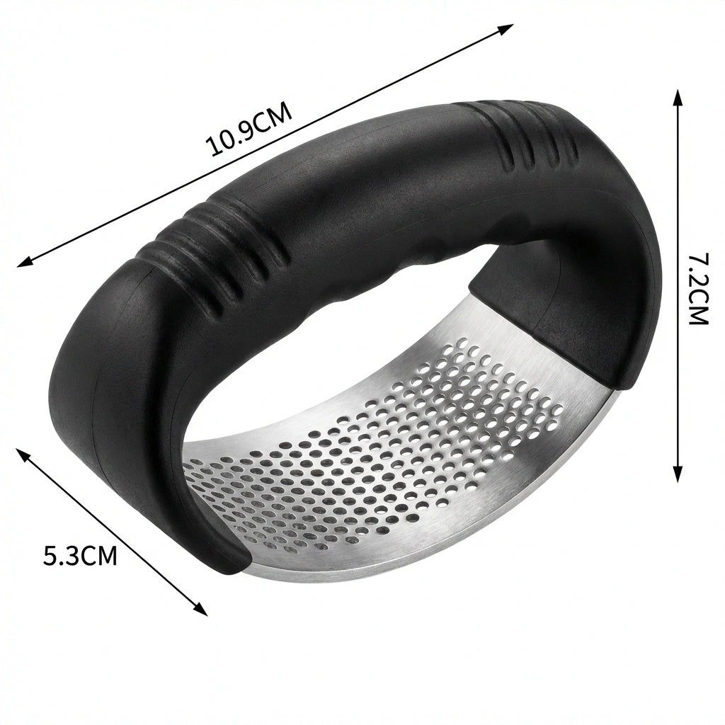 304 Stainless Steel Garlic Rocker – ✨Crush and Mince in Seconds, Dishwasher Safe