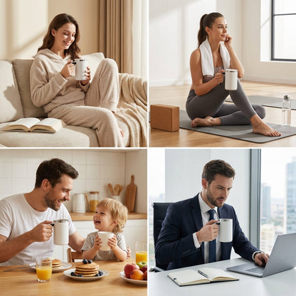 Smart Magnetic Stirring Coffee Mug With Rechargeable Battery