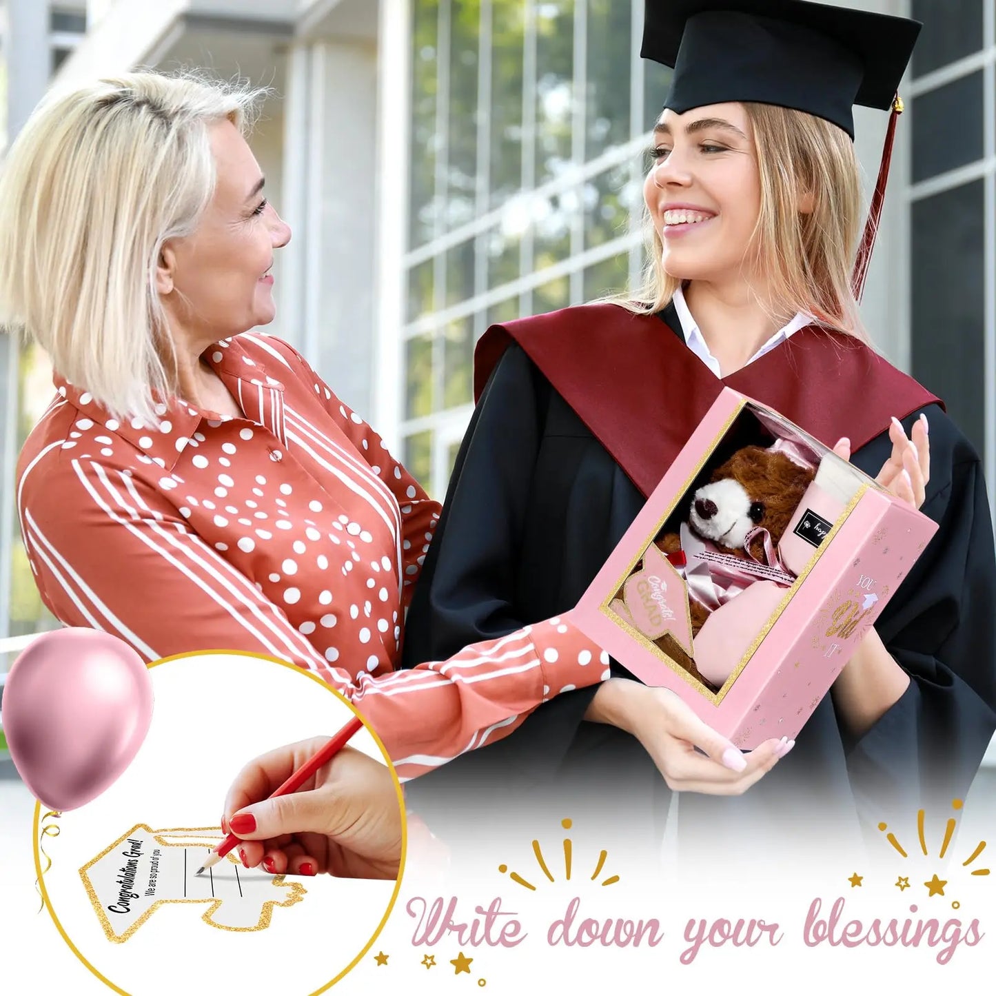 🏆LAST DAY SALE 50% OFF⏰Hot Sale & 🐻PhD Bear Gift Set For Daughter Son Friend Grad Keepsake