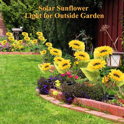 🔥 Father's Day Special-🌞Solar LED Sunflower Garden Lights