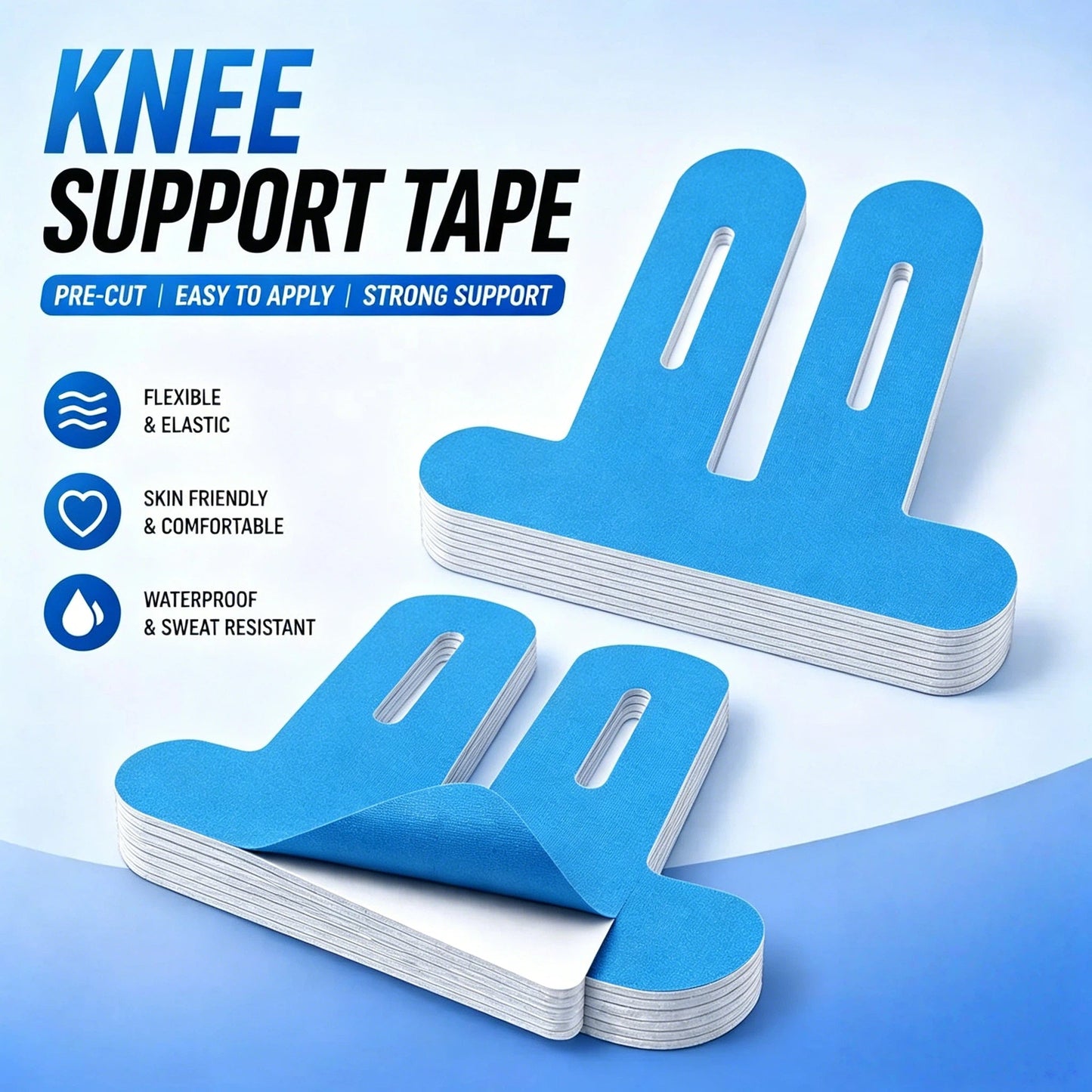 Vigorcurve®Precut Kinesiology Tape for Knees🔥