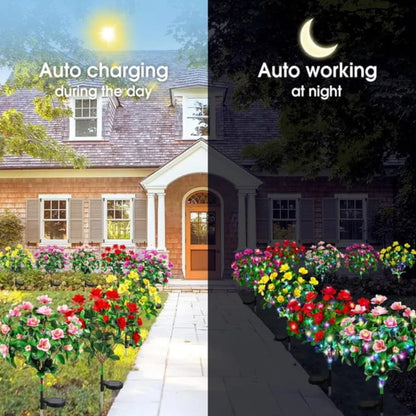 💐Limited-time 50% off⏰Simulation Azalea Flower Ground Stake Solar Light💐💡
