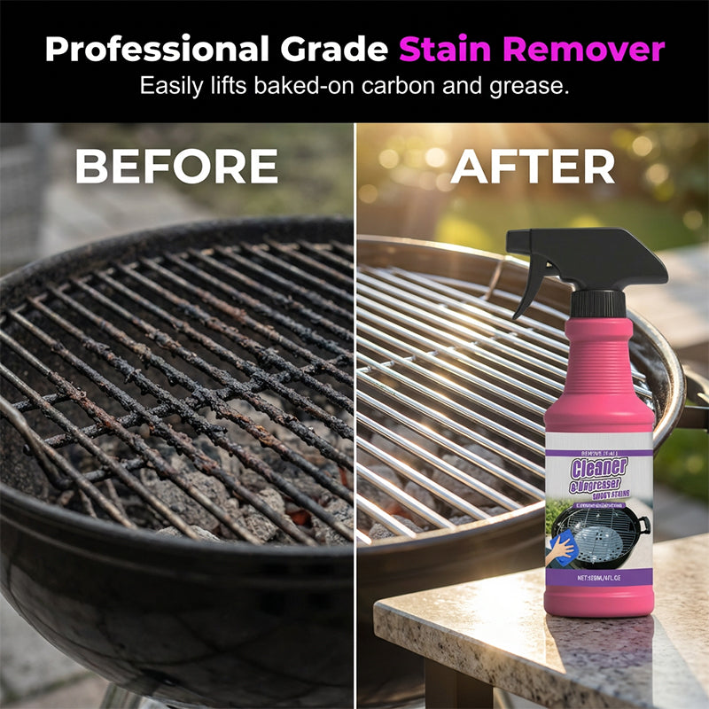 🔥Fast-Acting Heavy-Duty Grill Degreaser Spray-Navalonixcosh®