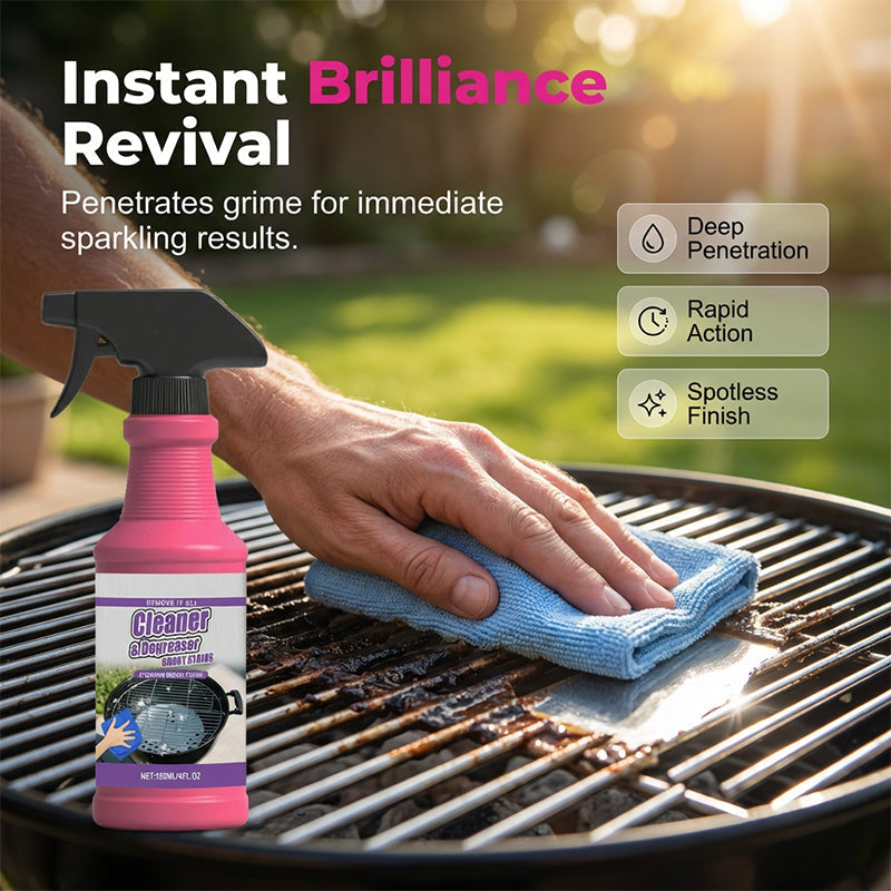 🔥Fast-Acting Heavy-Duty Grill Degreaser Spray-Navalonixcosh®