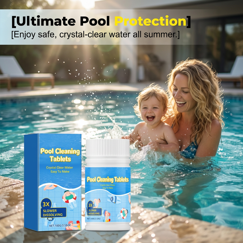 📥Pool Cleaning Tablets for Crystal Clear Water🔥