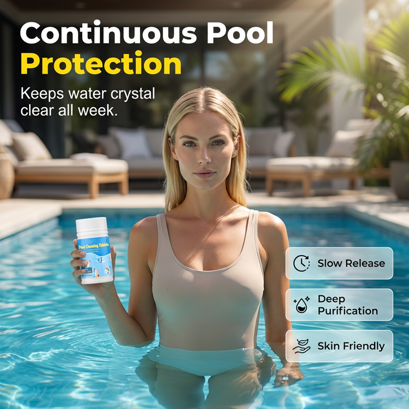 📥Pool Cleaning Tablets for Crystal Clear Water🔥