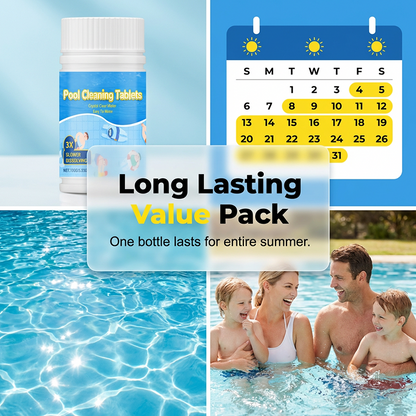 📥Pool Cleaning Tablets for Crystal Clear Water🔥