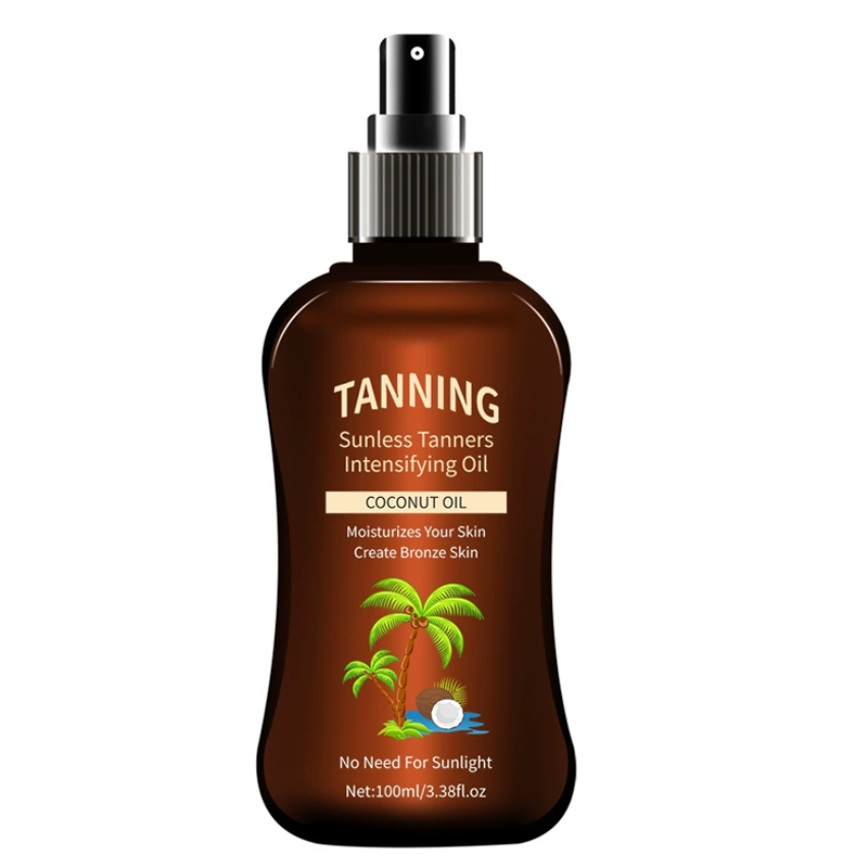 ✨ Get the Perfect Glow ☀️ | "Goddess Glow" Sunless Tanning Oil — Infused with Virgin Coconut Oil