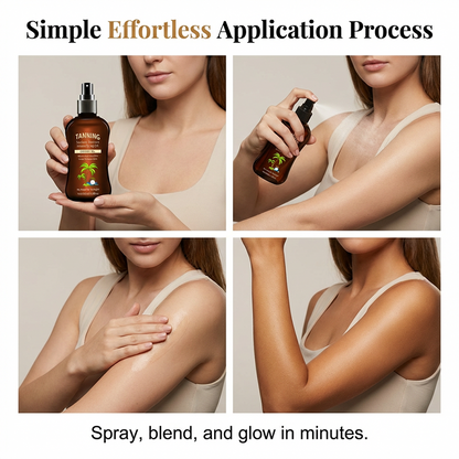 ✨ Get the Perfect Glow ☀️ | "Goddess Glow" Sunless Tanning Oil — Infused with Virgin Coconut Oil