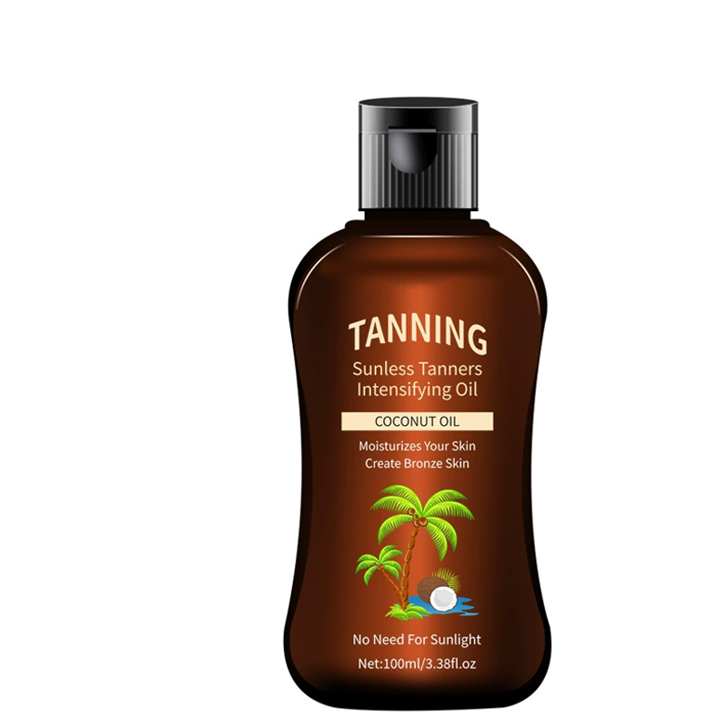 ✨ Get the Perfect Glow ☀️ | "Goddess Glow" Sunless Tanning Oil — Infused with Virgin Coconut Oil